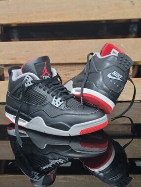 Nike Air Jordan 4 Retro "Bred Reimagined Wmns 8.5 Ships Today